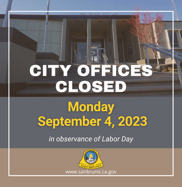 Image of SB City Hall with text